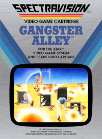 Gangster Alley Atari 2600 US box art